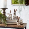 Melrose Long Ear Rabbit Figurine (Set of 6) - 2 of 4