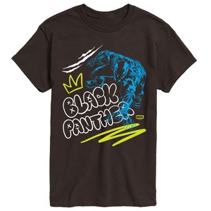 Men's - Marvel - Black Panther Graffiti Short Sleeve Graphic T-Shirt - 1 of 3