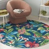 Malibu MBU842 Power Loomed Machine Washable Skid-Resistant Indoor Rugs - Safavieh - 2 of 4