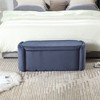 NicBex Storage Ottoman Bench for Bedroom,Upholstered Storage Bench with Safety Hinge,Ottoman for Living Room,Bedroom,Entryway - 2 of 4