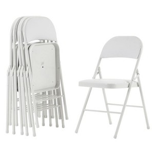 Karl Home | Padded Stackable Folding Chair Set of 6 (Set of 6) - 1 of 4