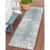 Liora Manne Carmel  Indoor/Outdoor Rug  Aqua.. - 3 of 4