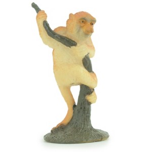Collectible Wildlife Gifts | Proboscis Monkey, Long-nosed monkey, Rubber Primate, Animal, Realistic Figure, Model, Toys, Gift,   2 Inches.  F1778 B129 - 1 of 4