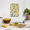 Marta Barragan Camarasa Pattern of Flowery Lemons Cutting Board - Deny Designs - image 3 of 3