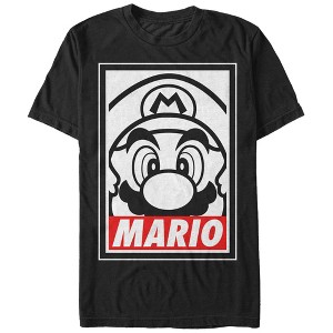 Men's Nintendo Mario Close Up T-Shirt - 1 of 4