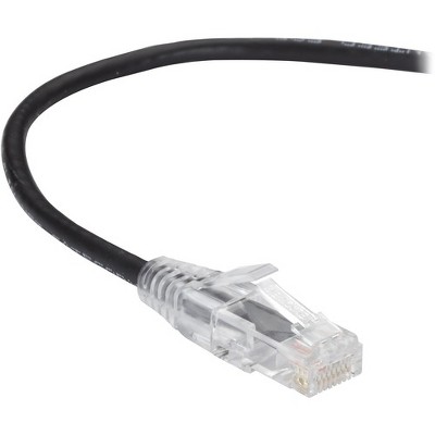 Black Box Slim-Net Cat.6a Patch UTP Network Cable - 2 ft Category 6a Network Cable for Patch Panel, Network Device - First End: 1 x RJ-45 Male Network