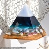 JDICTION Large Clear Silicone Pyramid Molds for Resin, Includes 2 Inner Molds + 1 Plastic Frame, for Chakra Orgonite & DIY Crafts - 4 of 4