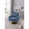 NicBex Upholstered Accent Chair with Wood Frame,Classic Linen Swivel Chair for Bedroom,Reading Room - 2 of 4