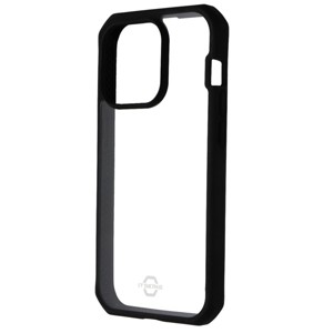 ITSKINS Hybrid_R Case for Apple iPhone 14 Pro - Clear / Solid Black - 1 of 1