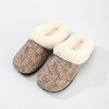 Roxoni Women's Chenille Twist Upper With Rabbit Hair Clog Slipper - 3 of 4