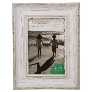 Northlight 4" x 6" Weathered Finish Photo Picture Frame - White