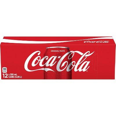 Coca-Cola Coke Classic - 355ml - Imported From Canada (Pack of 12)