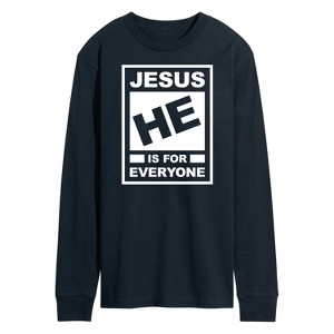 Men's - Instant Message - Jesus Rating Long Sleeve Graphic T-Shirt - 1 of 4