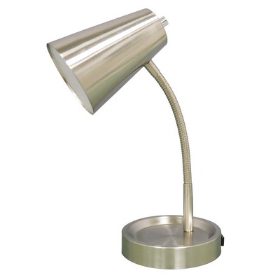 Elevated Desk Desk Lamp Silver (Includes LED Light Bulb) - Room Essentials™