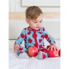 RuffleButts Gender Inclusive Modal Blend Baby One Piece Footie Pajamas - 4 of 4