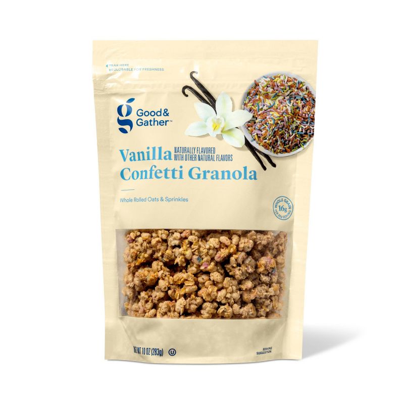 Vanilla Confetti Granola - 10oz - Good &#38; Gather&#8482;, 1 of 11