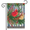 Briarwood Lane Winter Garden Flag 12x18 For Outdoor Winter Birch Tree Cardinals For Winter Garden Flag Flags For Outside - 2 of 4