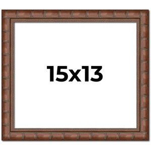 PosterPalooza | 15x13 Modern Bamboo Picture Frame, UV Acrylic, 5 Finishes - 1 of 4