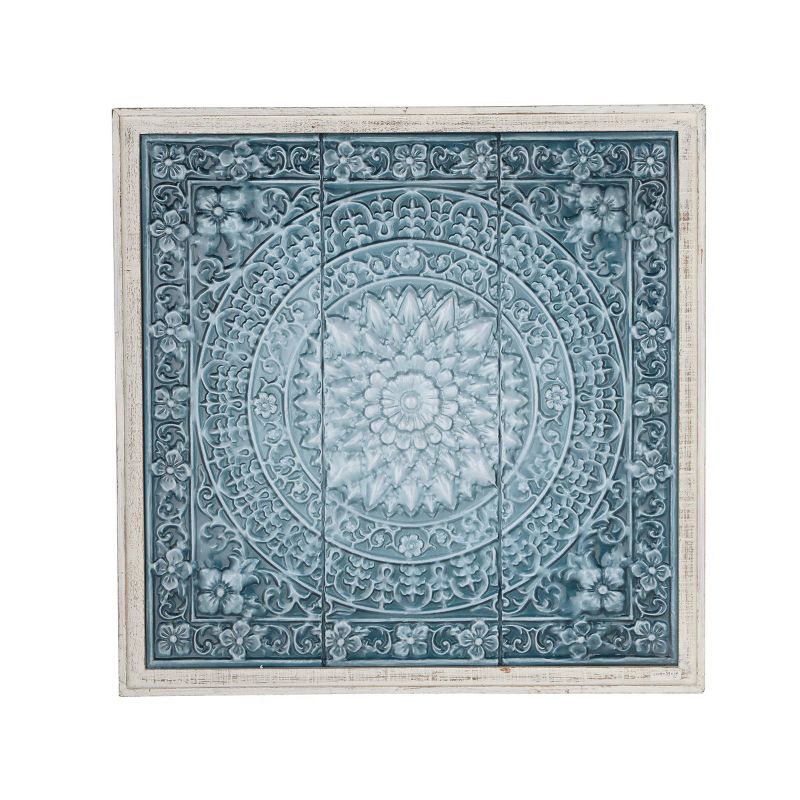 Metal Scroll Wall Decor with Embossed Details - Olivia & May, 1 of 19