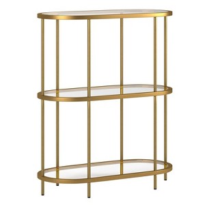 Brass Metal Bookcase - Henn&Hart - 1 of 4