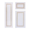 Hotel 3 PC Bath Rug 100% Premium Cotton Tufted Weave Two Tone Reversible Bathroom Rug, Super Soft Absorbent, Machine Washable Bath Mat - 2 of 4