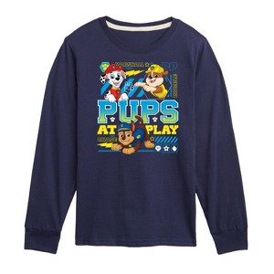 Boys' - Paw Patrol - Pups At Play Long Sleeve Graphic T-Shirt - 1 of 4