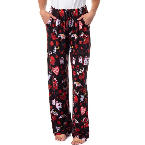 Intimo Disney Womens' Alice In Wonderland Queen Of Hearts Sleep Pajama 