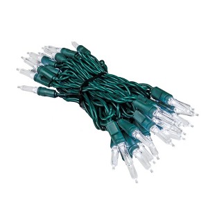 Novelty Lights 35 light T5 Traditional LED Christmas Mini Light Set (Green Wire, 11.5 Feet) - 1 of 4