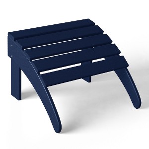 WestinTrends All-Weather Outdoor Patio Poly Adirondack Ottoman Footrest - 1 of 4