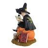 12.75 In How To Train Your Black Cat Witch Pumpkin Cat Nip Pumpkin Figurines - 2 of 3