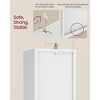 2-Tier Cube Bookcase, Open Shelf Organizer for Living Room/Office, Space-Saving Corner Design, Tool-Free Assembly - 3 of 4