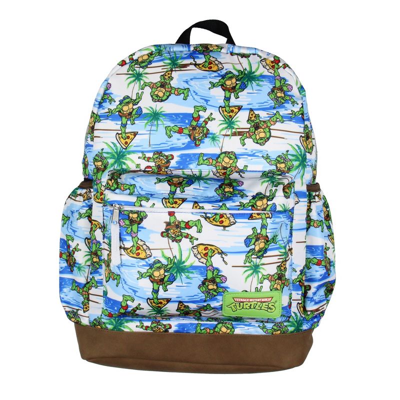 Teenage Mutant Ninja Turtles TMNT Pizza Fun School Travel Backpack Multicolored, 2 of 5