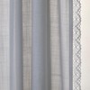 SKL Home By Saturday Knight Ltd Catherine Crochet Window Curtain Panel Pair - 104X63", Silver - 2 of 4