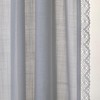 SKL Home By Saturday Knight Ltd Catherine Crochet Window Curtain Panel Pair - 104X63", Silver - image 2 of 4