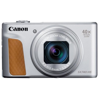 Canon PowerShot SX740 HS 20.3MP 40x Optical Zoom w/ 4K Video Recording (Silver)
