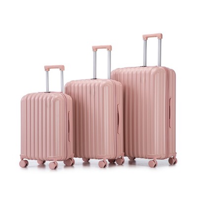 Luggage Sets,20/24/28Inch ABS Spinner Wheel Luggages With Cup Holder And USB Port And Phone Holder,3 Piece Set Of Luggage-Cuddlewood