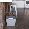 IRIS USA Elevated Dog Bowls, Airtight Pet Food Storage 47lbs, Dark Gray - 3 of 4