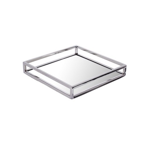 Square shop mirror tray