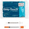 Easy Touch Insulin Syringes Short Needle 30 Gauge 1mL 8mm, 100 Ct - 2 of 4