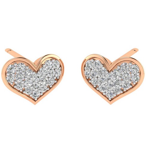 Rose gold earrings deals target