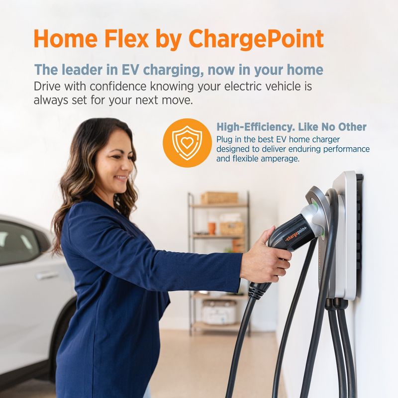ChargePoint Home Flex Electric Vehicle EV Charger, 6 of 8