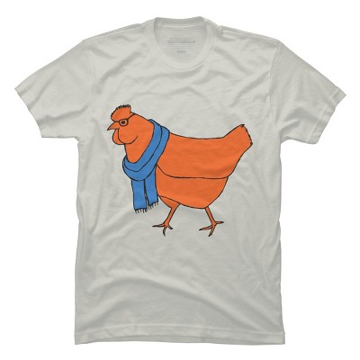 Men's Design By Humans The Hipster Chicken By TabithaDesigns T-Shirt