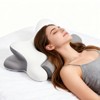 PAGED 25.79" Cervical Neck Pillow, Ergonomic Memory Foam Bed Pillow with Neck Support and Breathable Fabric for Back, Stomach or Side Sleepers - 2 of 4