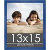 PosterPalooza | Classic Modern Blue Picture Frame - UV Acrylic, Foam Board Backing, Hanging Hardware - 2 of 4