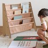 3 Sprouts Recycled Fabric Kids Bookcase, Toddler Bookshelf - Terrazzo Clay - 3 of 4