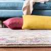 Evoke EVK255 Power Loomed Area Rug - Cream/Orange - 5'3"x5'3" - Safavieh. - 4 of 4