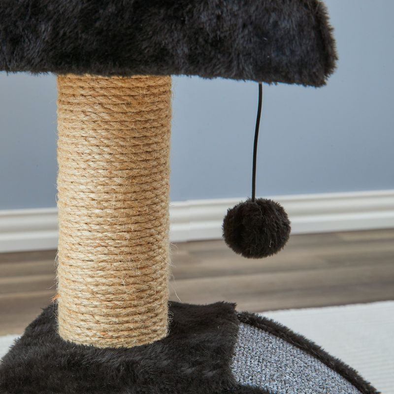 Two by Two Memphis - Black Scratching Post Cat Furniture - 13.8 in. Tall, 5 of 17
