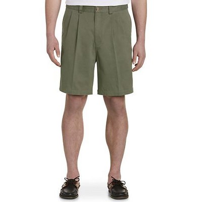 Harbor Bay Waist-Relaxer Pleated Shorts - Men's Big and Tall