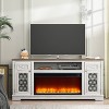 Festivo Farmhouse 70" TV Stand for TVs up to 80" with Fireplace - 3 of 4