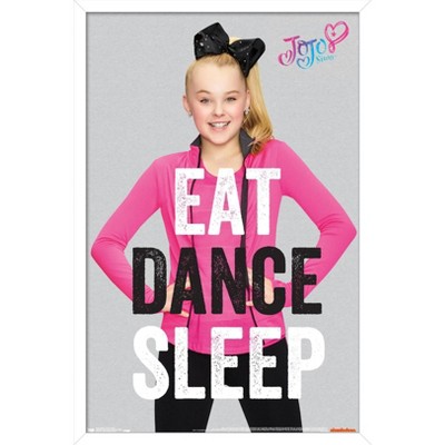 Trends International JoJo Siwa - Eat Dance Sleep Framed Wall Poster Prints